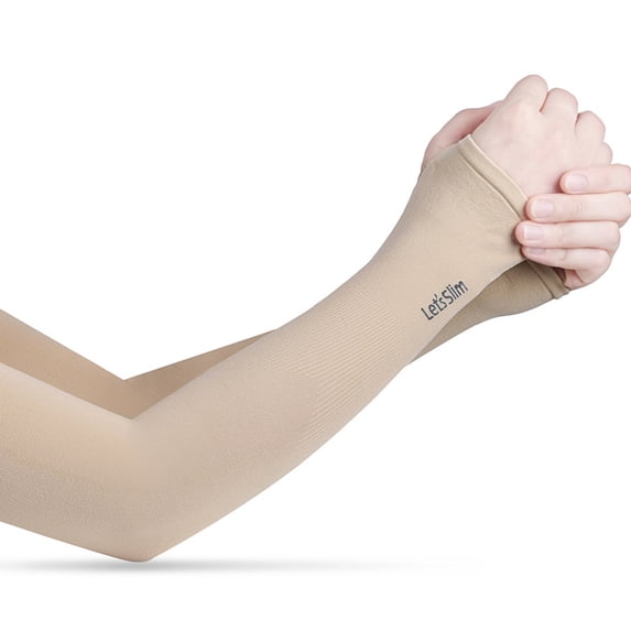 1 Pair Summer Arm Sleeves Sun UV Protection Running Fishing Driving Arm Cover Sunscreen Cuff Riding Ice Silk Sleeves