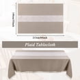 thumbnail image 2 of MeyJey 55”x84” Tablecloths for Rectangle Tables, Waterproof Linen Cotton Farmhouse Table Cloths with Tassel for Kitchen Dining, Brown, 2 of 10