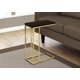 thumbnail image 2 of Mesa decorativa - Capuchino / Metal dorado Monarch Specialties I 3235, 2 of 2