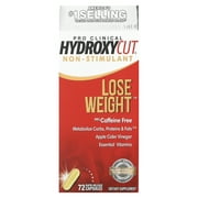 HYDROXYCUT Pro Clinical Caffeine-Free Rapid Release Caplets 72 ea