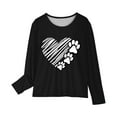 thumbnail image 4 of Nskgu Girls Casual Long Sleeve T Shirts Crewneck Tunic Tops Kids Cute Printed Tee Blouses Long Sleeve Shirts for Girls Preppy Clothes Kids, 4 of 5