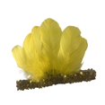 thumbnail image 3 of Diadema de plumas, elegante tocado decorativo con lentejuelas y plumas para fiestas y festivales. Amarillo, 3 of 9