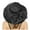 Dark Grey, variant on Women's Summer Wide Leaf Flower Sun Hat - Bridal Shower Beach Hat, Lace/Polyester, One Size, UV Protection