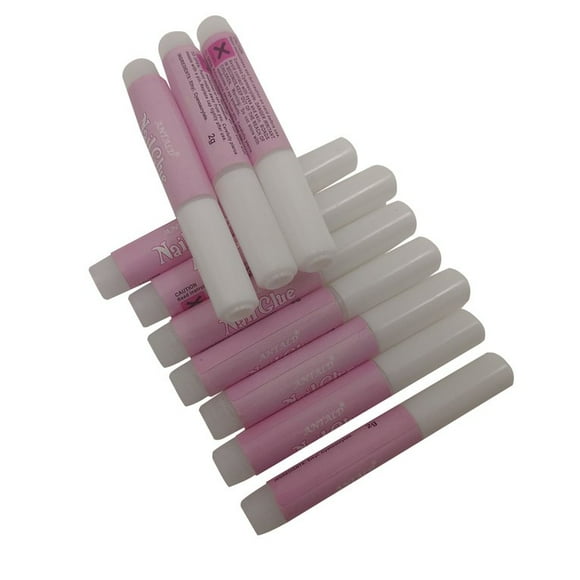 Newly Upgraded Version 2 PACKS Strong Adhesive Nail Glue Will Make Sure Your False Nails Never Falls Off Supplies Nail Glue Dipped Diamond Glue Nail Glue Pink