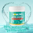 thumbnail image 2 of Magic Pet Ear Cleaner Wipes for Dogs & Cats, 120 Count, 2 of 7