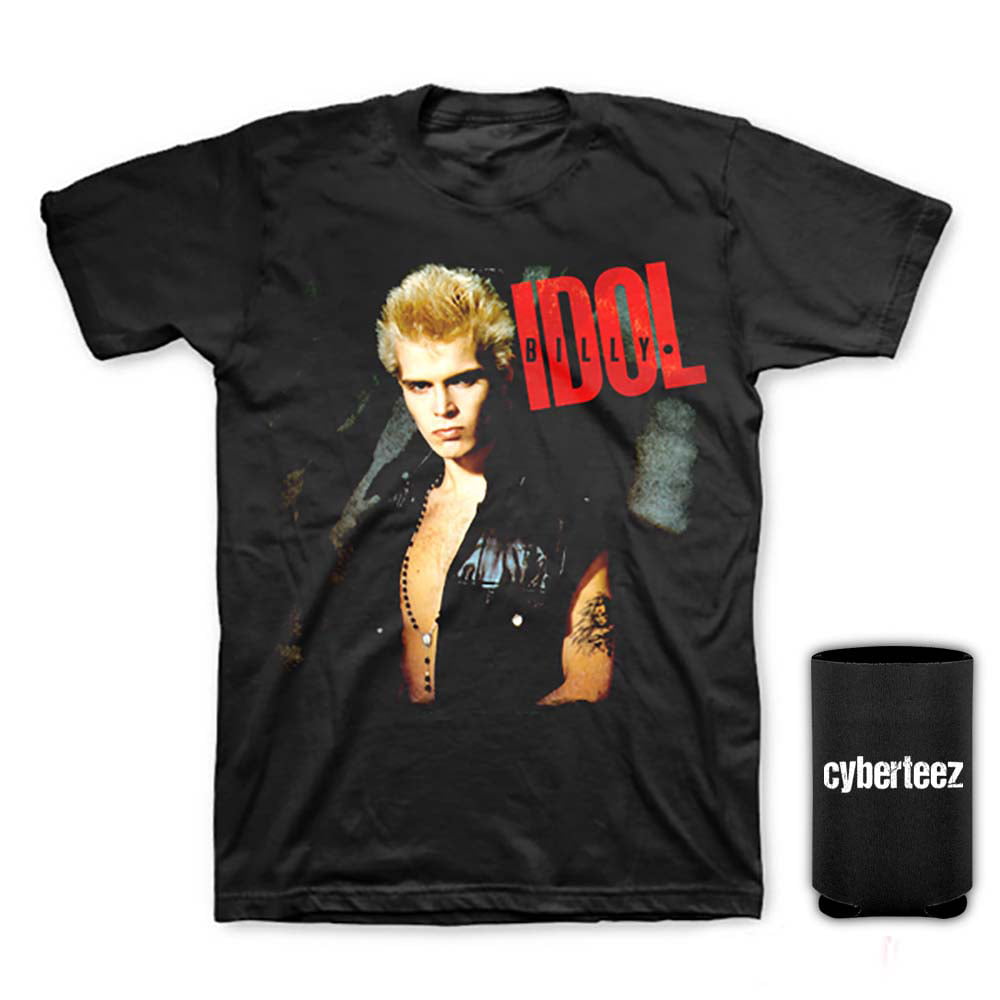 Billy Idol Self-Titled First Album Cover T-Shirt + Coolie (XL ...