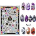 thumbnail image 4 of Adorno de uñas de Halloween, pegatina de dibujos animados, Araña, Calavera, huesos, calabaza, escalofriante, accesorios de Arte de uñas, diseño de calcomanía de uñas DIY, 4 of 4