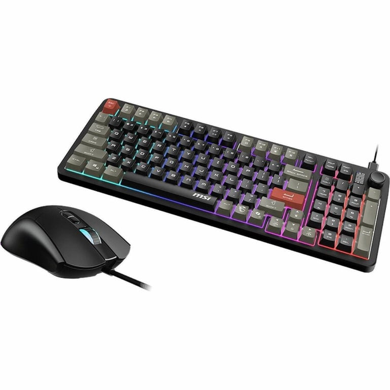 MSI MSI Forge GK110 Combo Wired Gaming Keyboard & Mouse Combo W/Volume Scroll Wheel