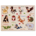thumbnail image 1 of Juguetes de madera Montessori para bebé, puzles de aprendizaje temprano, juegos educativos para niños, 1, 2 y 3 años Fivean unisex, 1 of 2