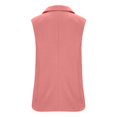 thumbnail image 6 of TODOZO Summer Blazers for Women Lightweight Womens Blazer Summer Blouses for Women 2025 Women's Sleeveless Coat Solid Color Cardigan Suit Casual Lapel Cardigan Jacket with Pockets Pink 3Xl, 6 of 6
