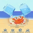 thumbnail image 2 of Toddler Swim Vest, Kids Life Jacket Infant Baby Swimming Vest Arm Pool Floaties for 20-50 lbs 2-6 Years Old Boys and Girls (Orange Crab), 2 of 6