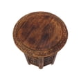 thumbnail image 2 of Table Octogonale Pliante de Style Transitionnel, Brun, 2 of 4