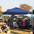 thumbnail image 5 of 2PCS 10x10 Pop Up Canopy Replacement Top Cover with Air Vent for Straight Leg Canopy Tent, Waterproof for Outdoor Garden Patio Camping Sun Shade(Top Only), Navy Blue, 5 of 6