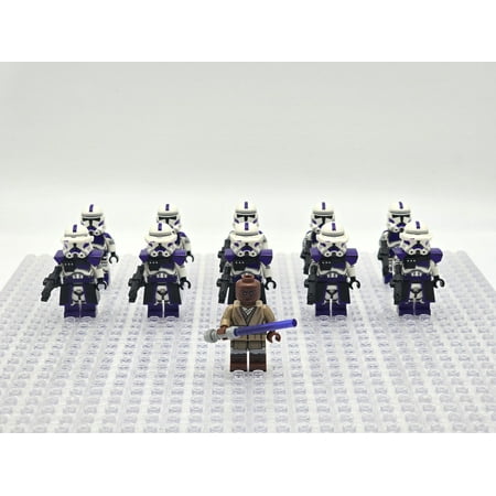 Star Wars Mace Windu 187th Legion Clone Troopers Minifigures Set 11pcs