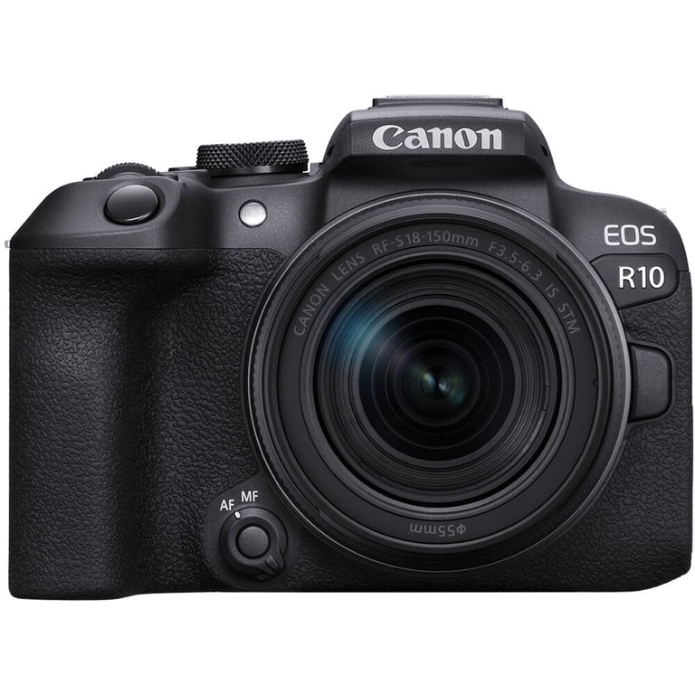 Canon EOS R10 Camera Bundle with 18-150mm Lens, Sony 64GB SD Card