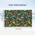 thumbnail image 2 of green Dinosaur flower Bath Towels, Microfiber Towel for Bathroom, Highly Absorbent Shower Towels, Quick Dry Large Towel, Yoga Sports Beach SPA Hotel Towel 32x52 Inch, 2 of 5