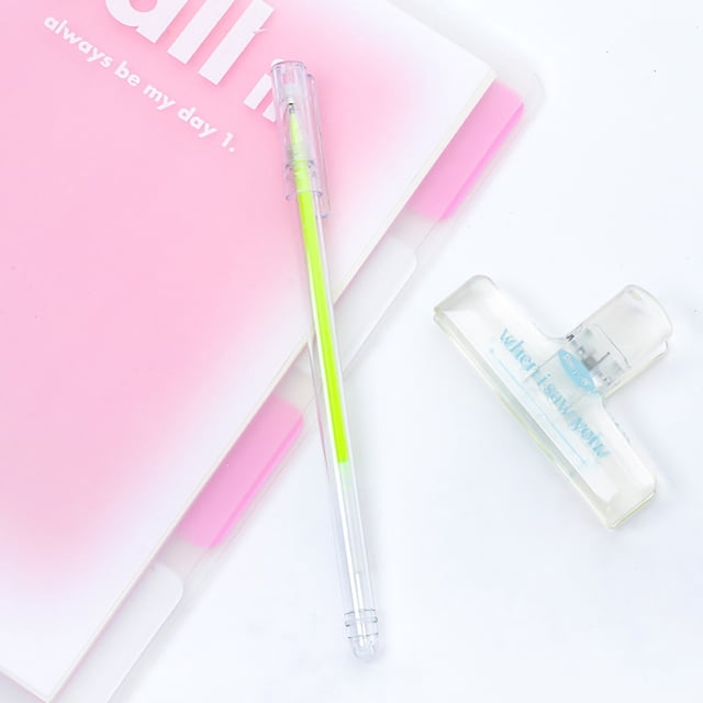 Highlighter Liquid Gel Ink Roller Pen 6ML for Writing and Note-Taking Smooth Flow Quick-Drying Ideal for and Students