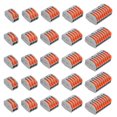 thumbnail image 3 of Fafeicy Wire Connectors,65 Pcs Wire Connector Assortment Pack Compact Splicing Connector Kit For Electrical Wires Solid Stranded Flexible Wires, 2 Port, 3 Port, 5 Port, 3 of 8