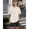 thumbnail image 2 of Playera ADOREJOY 2XL oversize vintage lavada beige, 2 of 9