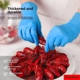 thumbnail image 1 of Guantes de goma de nitrilo desechables de grado alimenticio Ambochen, guantes chinos duraderos para lavar platos en la cocina del hogar, 100 unidades, 1 of 3