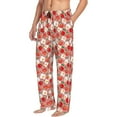 thumbnail image 2 of Yiaed Tomatoes Print Men's Lounge Pants, Loose PJ Bottoms, Long Pajama Pants for Men-XX-Large, 2 of 5