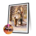 thumbnail image 2 of Cuadros Decorativos 5D bricolaje Navidad niños completo redondo taladro diamante pintura arte (5) Likrtyny embutido en tela, 2 of 8