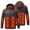 Black, variant on Womens Heated Hooded Puffer Jackets Full Zip Long Sleeve Quilted Coats Winter Thermal Outerwear with 21 Heating Zones, Power Bank Not Included