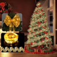thumbnail image 1 of Xtmas Tree Pendant Fairy Lights Strings Flexible 13.3ft Mesh Print 40 LED 2pcs For Party Weddings, 1 of 21