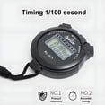 thumbnail image 5 of GJX 2026 New Digital Waterproof Stopwatch, Simple Basic Operation No Clock No Date Silent Clear Display Sport Stopwatch Timer for Swimming Running Referees, 5 of 6
