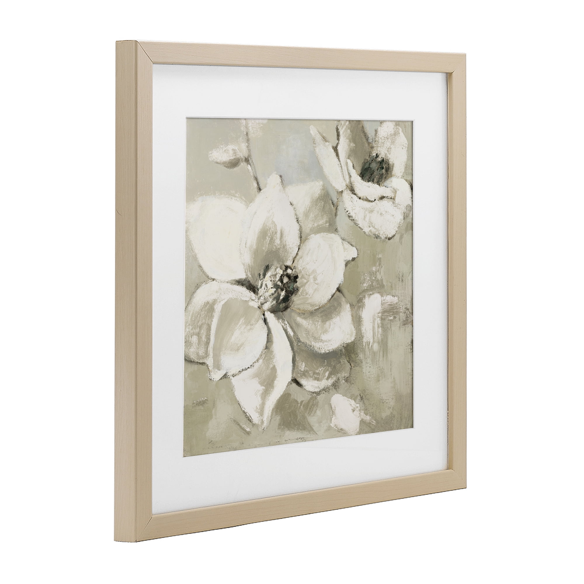 Stupell Industries Magnolias After Rain Birch Framed Print Under Glass, design by Lanie Loreth