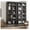 Black, variant on Metal Curio Cabinet, White 67.3" Display Case with Glass Doors & Shelves, Tall Steel Cabinet for Home Office, Living Room, Pantry Decor