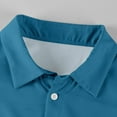 thumbnail image 7 of GrmtClth Men's Dress Shirts Long Sleeve Regular Fit Button Up Shirt Business Stretch Solid Formal Shirt Blue XXL, 7 of 7