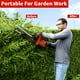thumbnail image 5 of Cortasetos eléctrico inalámbrico de 21 V con doble cuchilla para jardín, poda de arbustos y otros usos domésticos (110 V)., 5 of 11