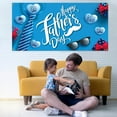 thumbnail image 1 of Father's Day Background Cloth 2021 New Party Decoration Banner Polyester Material Digital Printing Bright Colors High Quality 2 Pieces for Events Parties, 1 of 3