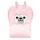 thumbnail image 2 of Capa de alpaca rosa de invierno con orejas de franela de algodón compuesto de vellón cálido bata de baño con capucha manta, 2 of 6
