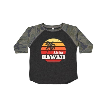 Inktastic Aloha Hawaii Vacation Retro Vintage Boys or Girls Toddler T-Shirt