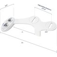 thumbnail image 2 of Dual Nozzle, Self-Cleaning, Non-Electric Bidet Attachment for Toilet Seat, Adjustable Water Pressure, Rear & Feminine Wash (White), 2 of 5