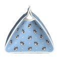 thumbnail image 3 of Lsque French Bulldog Puppy Printed Long Tissue Box Cover Holder, Facial Paper Organizer Dispenser,Triangle with Bottom Belt, PVC Leather Decorative Organizer, 3 of 9