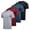 Set 3, variant on Real Essentials 4 Pack: Men's Dry-Fit Short Sleeve Pocket Crew Performance Athletic T-Shirt (Available in Big & Tall)