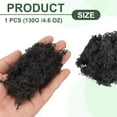 thumbnail image 2 of Uxcell Musgo de reno preservado de 4.6oz negro decorativo artificial, 2 of 6