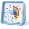 thumbnail image 1 of Secura 60-Minute Visual Timer for Kids, Time Clocks, Countdown Timer for Office Kitchen, Classroom Timer for Kids, Silent Time Management Tool (Blue & Star), 1 of 7