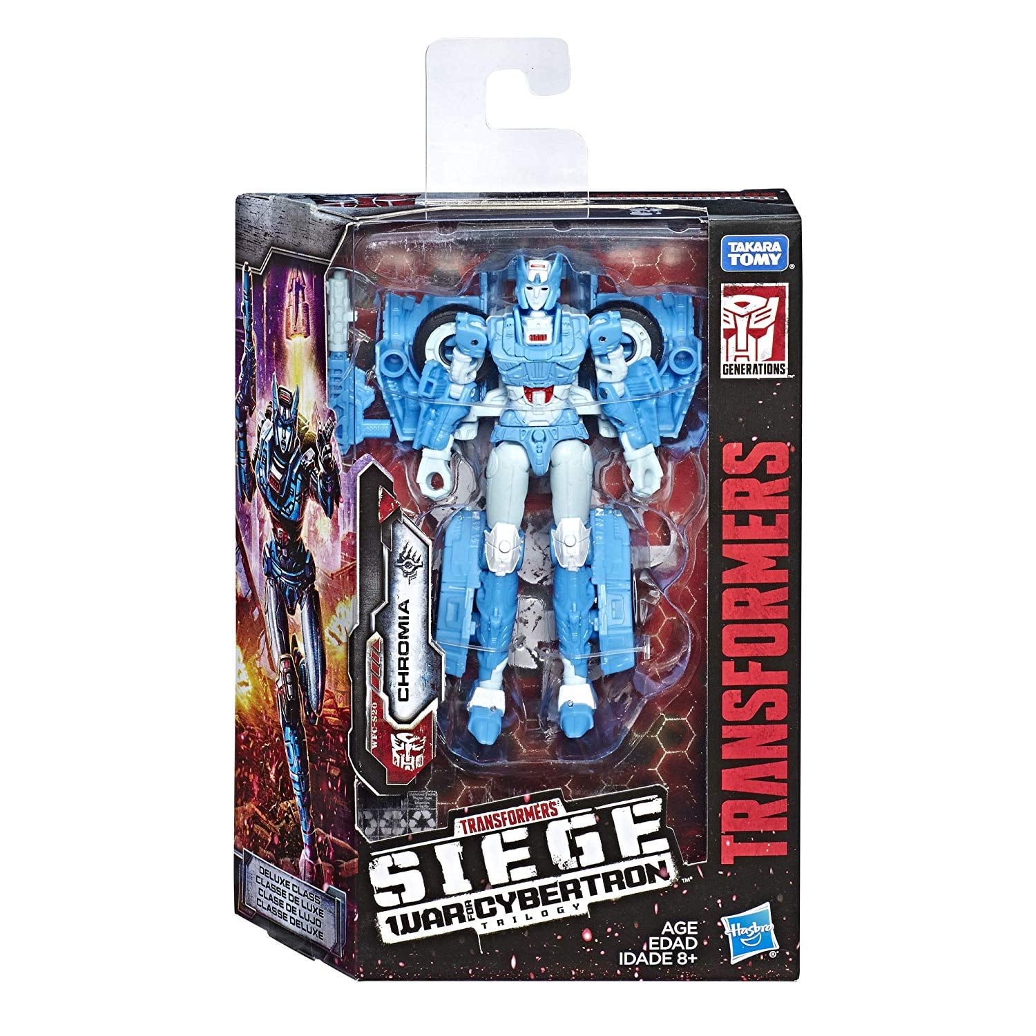 Transformers SIEGE WFC War For Cybertron Deluxe Chromia Figure in stock MISB 