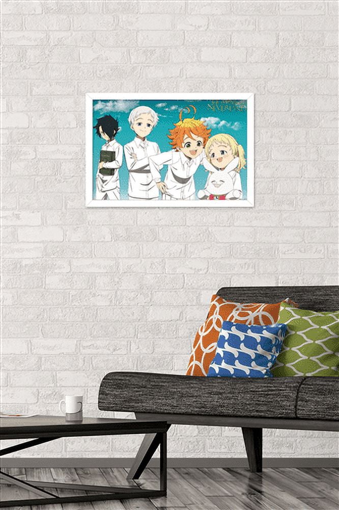 The Promised Neverland - Orphans Wall Poster, 14.725" x 22.375", Framed