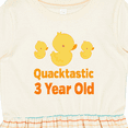 thumbnail image 4 of Inktastic 3rd Birthday Duck Quacktastic 3 Year Old Girls Toddler Dress, 4 of 5