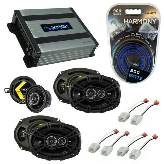 Fit Chrysler 300 2005-2007 Speaker Upgrade Kicker (2) DSC693 DSC35 HA-A400.4 Amp