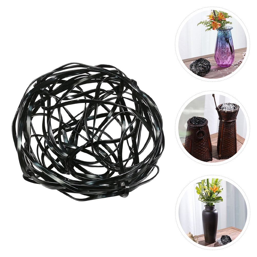 8 pcs  Floral Cage Flower Arrangement Holder Aluminum Alloy Wire Flower Arranger Flower Fixed Tools Floral Lid Organizer for Flower Arrangement Fixation Black