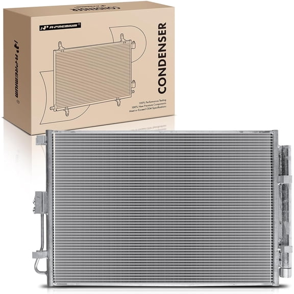 A-Premium Air Conditioning A/C Condenser Compatible with Kia Soul 2012-2013 1.6L 2.0L, Replace# 976062K600, 976062K600AS