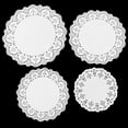 thumbnail image 5 of 100 Pcs Round Paper Lace Doilies for Cake Placemat Wedding Party Decoration, 5 of 7