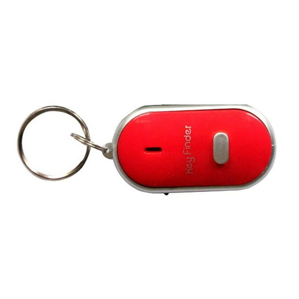 LED Beeping Flashing Light Key Finder Find Lost keychain Whistle Sound keychain Whistle Sound Control Keyring Gift