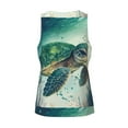 thumbnail image 5 of Fotbe Watercolor Turtle1 Pattern Men's Quick Dry Workout Tank Top Gym Muscle Tee Fitness Bodybuilding Sleeveless T Shirt Breathable Workout Shirt-4X-Large, 5 of 9